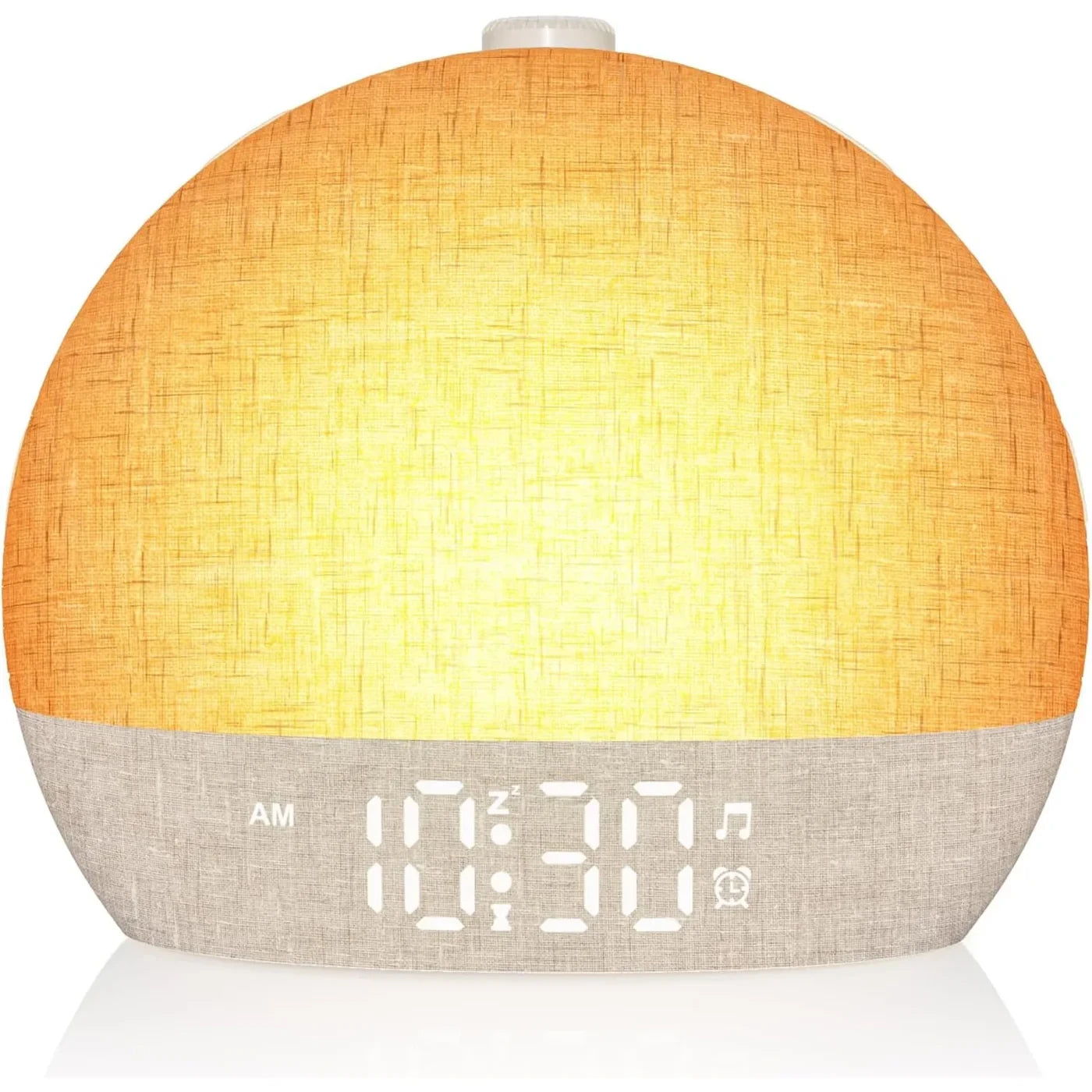 Cozfy Sunrise Alarm Clock glowing warm orange